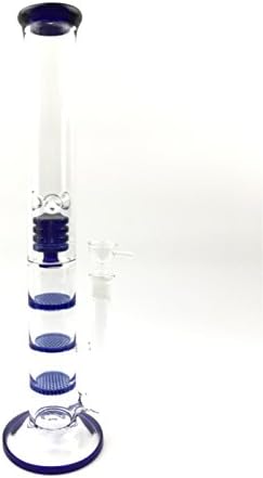 18mm joint Glass slide bowl With Three Blue Layer High-Grade Pipe Bottle By JUSTIN LEFEBVRE