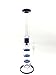18mm joint Glass slide bowl With Three Blue Layer High-Grade Pipe Bottle By JUSTIN LEFEBVRE