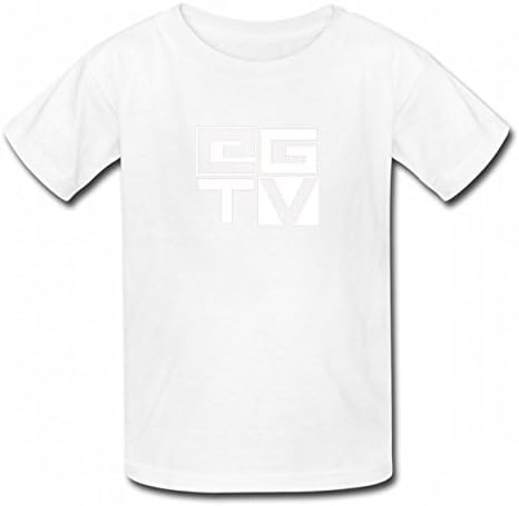 XCNCSL EthanGamerTV Logo Tshirt Printed Cotton T-Shirts Tops Logo Original Children Tee White