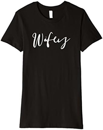 Womens Hubby Wifey Couple Honeymoon Premium Shirt Small Black
