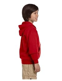 Gildan Big Boys 'Heavy blend acanalado con cierre completo sudadera con capucha