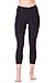 90 Degree By Reflex Basic Womens Capri Workout Leggings - Heather Charcoal - Large