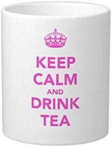 DRINK TEA 11 OZ LARGE CERAMIC COFFEE MUG