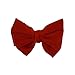 6 Pack Solid Color 5.2'' Bow Clips Women Hair Barrettes Hair Accessories