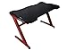 Drakon PK-101 Gaming Desk with LED, Z-Shape Compter PC Gaming Desk for E-Sport (Black/Red)thumb 1