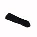 Cuccu 24pcs Black Color Knitting Wool Furniture Socks/Reliable Chair Leg Floor Protector,Wood Floor Protectors with Cute Design, Elastic Chair Furniture Socks Sets, Vertical Knitted and Reduce Noise