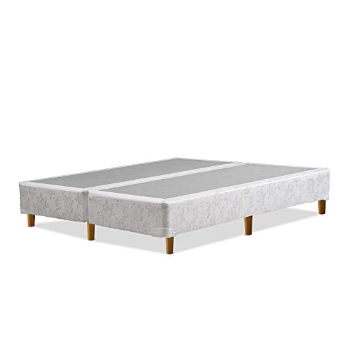 GREATON 8Inch Traditional Split Wood Box Spring/Foundation with Legs
