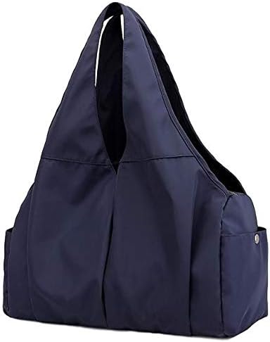 Amazon Co Jp アイルポ 大容量 で A４サイズ が入って １０個の ポケットが 使える レディース ナイロン トート ボストン バッグ ネイビー シューズ バッグ