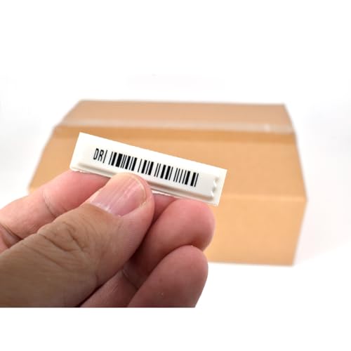 AM Security Labels 58kHz Adhesive Security Labels 5000 Pcs - Compatible with EAS Acousto-Magnetic Systems for Retail Anti-Theft Equipment