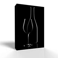 Canvas Wall Art Wine Glass Canvas Prints Home Artwork Decoration for Living Room,Bedroom - 12x18 inches