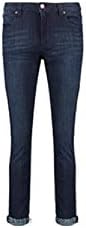 Max Jeans Boyfriend Tapered Jeans - Silver Wash - Size 6
