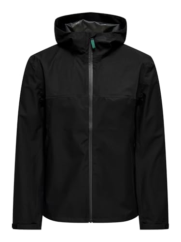 ONLY & SONS Herren Onsluke Waterproof Jacket OTW Vd Jacke, Black, M