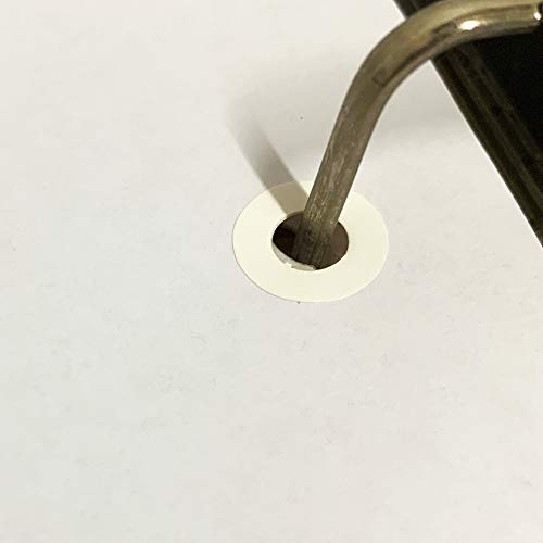 2000 Pack, Hole Reinforcement Labels Stickers - 0.25", White