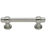 Atlas Homewares 314-BRN 4.33-Inch Bronte Pull from the Bronte Collection, Brushed Nickel