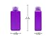 Lingito Travel Bottle Set, Leak Proof Travel Accessories, TSA Carry-On Approved, Refillable Travel Size Toiletries Containers. Bonus Toothbrush and Clear Bag