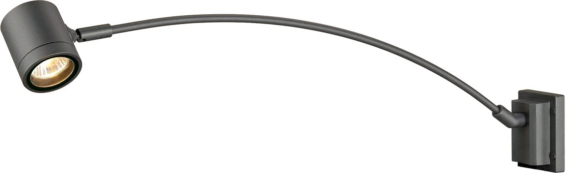 SLV Display Light MYRA Display/Exterior Illumination of Walls, Spotlight, Wall lamp, Outdoor Light / GU10 IP55 50W Anthracite
