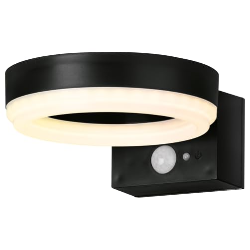 4lite Antheia Solar Outdoor Sleek Wall Light (Anthracite) 300lm Motion Sensored LED IP54 Rated Exterior Wall Lamp - 4L2/6010-4Yr Guarantee