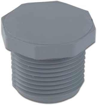 2" Light Gray Schedule 80 CPVC Threaded Plug