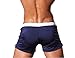 SALENT Mens Swimsuits Swim Trunks Short Swimming Boxer Briefs - Quick Dry Mesh Lining (Navy Blue, L Fit Waist: 34