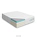 LUCID 16 Inch Plush Gel Memory Foam and Latex Four-Layer-Infused with Bamboo Charcoal Mattress, King
