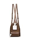 Mini Backpack For Women, Men, Toddlers, Boys and Girls; Popular as a Purse, Diaper Bag, Miniature IPad or Daypack (Dark Brown)