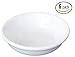 Ceramic Side Sauce Dish and Pan Scraper, 3 Inch, 2 Ounce, Bone White, 6-Pack