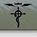 Full Metal Alchemist Black Sticker Decal Car Window Wall Macbook Notebook Laptop Sticker Decal