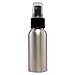 2 fl oz Aluminum Bottle with Black Spray Cap (12 Pack)