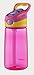Contigo Straw Striker Kids Water Bottle, 14 oz, Petal pink