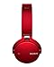 Sony MDRXB650BT/R Extra Bass Bluetooth Headphones, Red