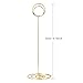 Radezon 20 Pack 8.75 inch Tall Table Number Holders Place Card Holder Table Picture Holder Wire Photo Holder Clips Picture Memo Note Photo Stand (Gold)