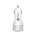 Quick Charge3.0 Car Charger,iKits 30W Rapid Dual USB Car Charge Adapter, 5V/2.4A+QC3.0 USB Port Compatible with Galaxy S9/S8/Edge/Note,HTC10,LG,Smart Port Compatible with iPhone X/8,iPad Pro/Air &More