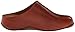 FitFlop Women's Shuv Leather Mule, Dark Tan, 7 M US