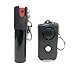 Personal Alarm and Pepper Spray Key Chain Bundle for Self Defense and Protection, Safeguard for Women, Men, and Children, Panic Button and Tear Gas, Safety from Rape and Muggers, Two Safety Devices