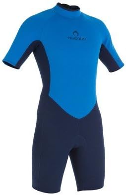 TRIBORD 100 MEN'S SHORTY SUIT BLUE