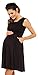 Zeta Ville - Womens Maternity Nursing A-line Dress Pockets - Sleeveless - 500c (Black, US 8, L)