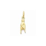 14k Good Luck Hand Charm
