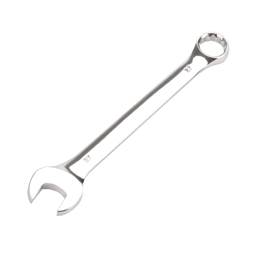FLZOSPER Metric Wrench,12-Point Box End Head Combination Wrench Spanner (27mm)