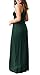 GRECERELLE Women's Sleeveless Long Maxi Summer Casual Dresses, Dark Green, X-Large
