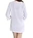 Chalier Womens Floral Lace Swim Cover up Swimwear Bikini Cover-up Beach Dress,White,Medium