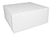 SCT White One-Piece Non-Window Bakery Boxes, 14 x 14 x 6, White, Paper, 50/Carton