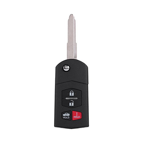 4 button remote key flip replacement uncut blade shell …