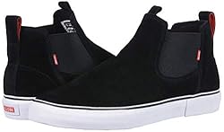 Globe Men's Dover Skate Shoe, Black/White/TF, 8 M US