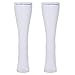 CompressionZ 20-30 mmHg Knee High Compression Socks, White, M