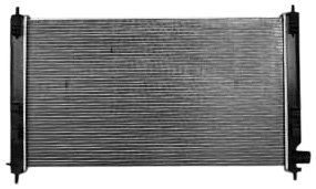 Tyc 2978 mitsubishi outlander 1-row plastic aluminum re…