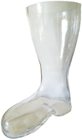 Xxxl Oversized Beer Glass Boot Shaped Mouth Blown Fillable Giant Exceptional Beer Boot Volume 5 Litre Height Approx 37 Cm Oberstdorfer Glashütte