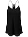 J.TOMSON Women's Sleeveless Layered Chiffon Cami Tank Blouse Top