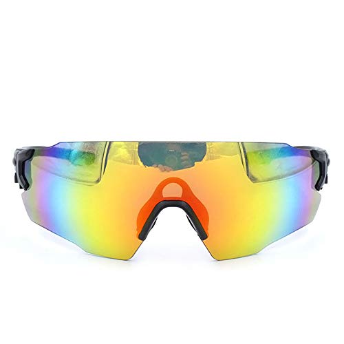 KCCCC Polarisierte Sport Sonnenbrille Black Frame Polarisations-Brille im Freien Sportbrille UV-Schutz-Treiber-Glas…