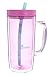 Bubba Envy Insulated Tumbler with Straw, 48oz- Ideal Travel Mug with Handle that is Impact, Stain, Sweat, and Odor Resistant - Insulated Water Bottle to Take on the Go - Purple