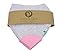 Baby Girl Bandana Teething Bibs - Attached Heart Teether - Set of 4 - Pink